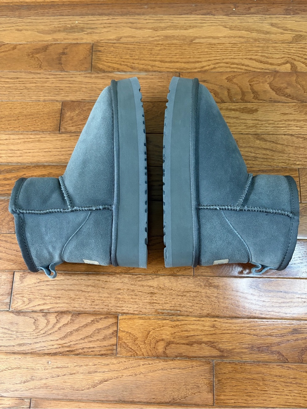 UGG Classic Ultra Mini Platform Boots—Size EU 39/US 8–Gray—Perfect For Fall